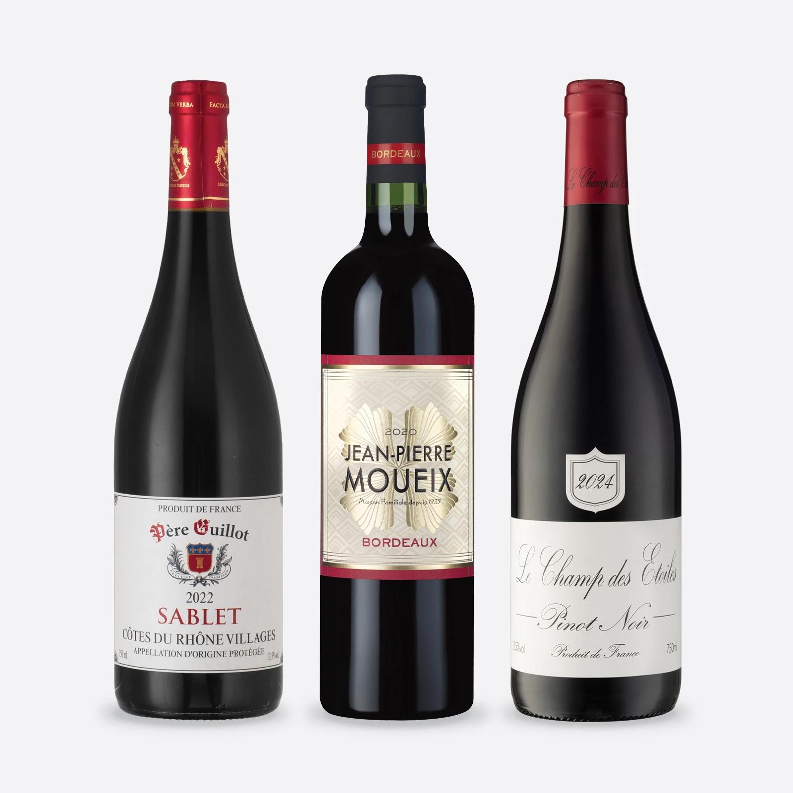 Luxe French Reds Trio