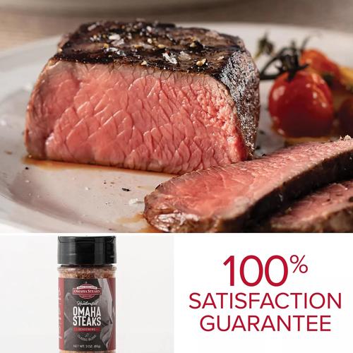 4 (5 oz.) Butcher's Cut Top Sirloins + Seasoning