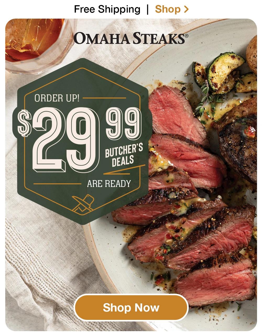 Free Shipping | Shop › ОМАНА STEAKS® | ORDER UP! $29.99 ARE READY || Shop Now