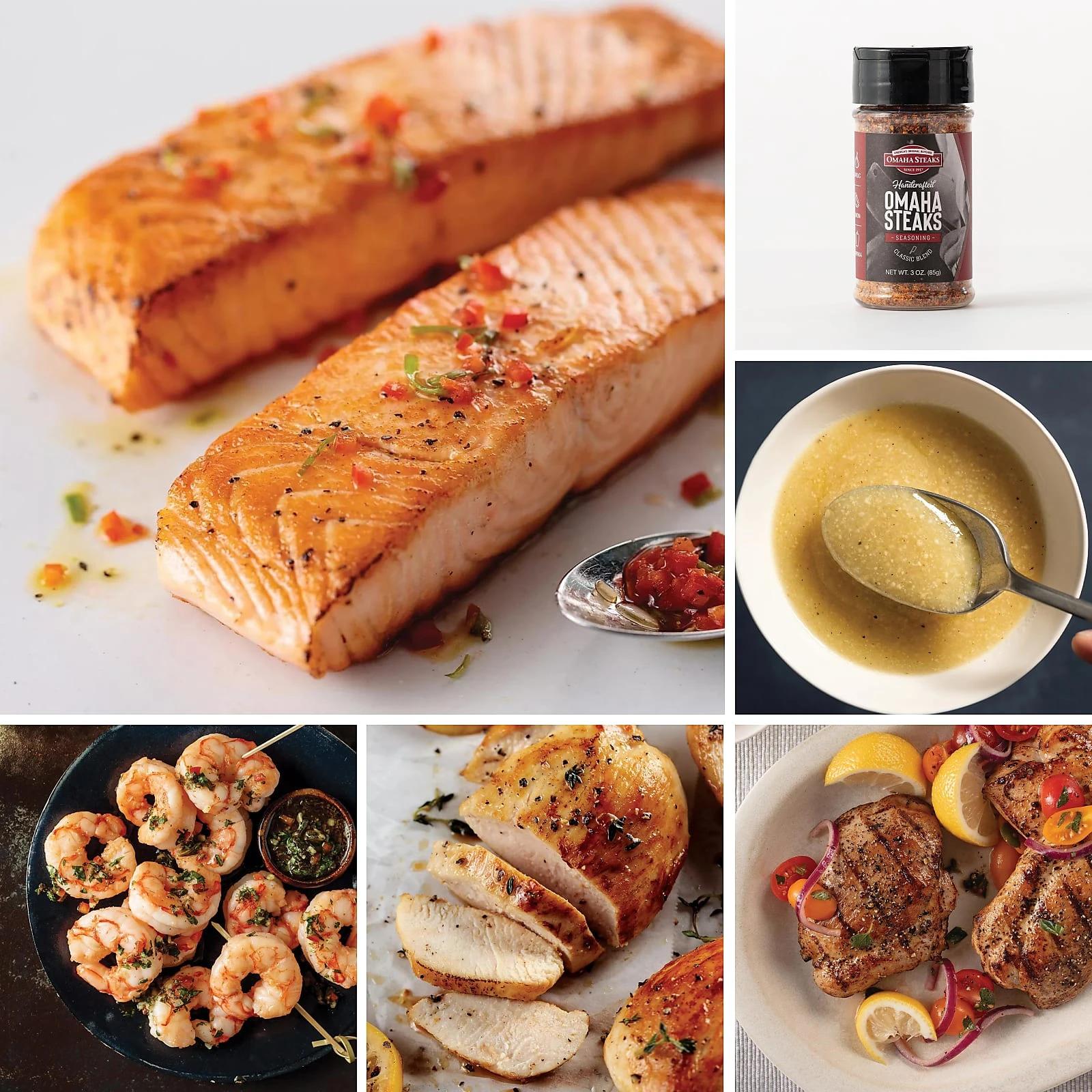 Omaha Steaks Protein & Sauce Medley 0 Jars  Per Jar