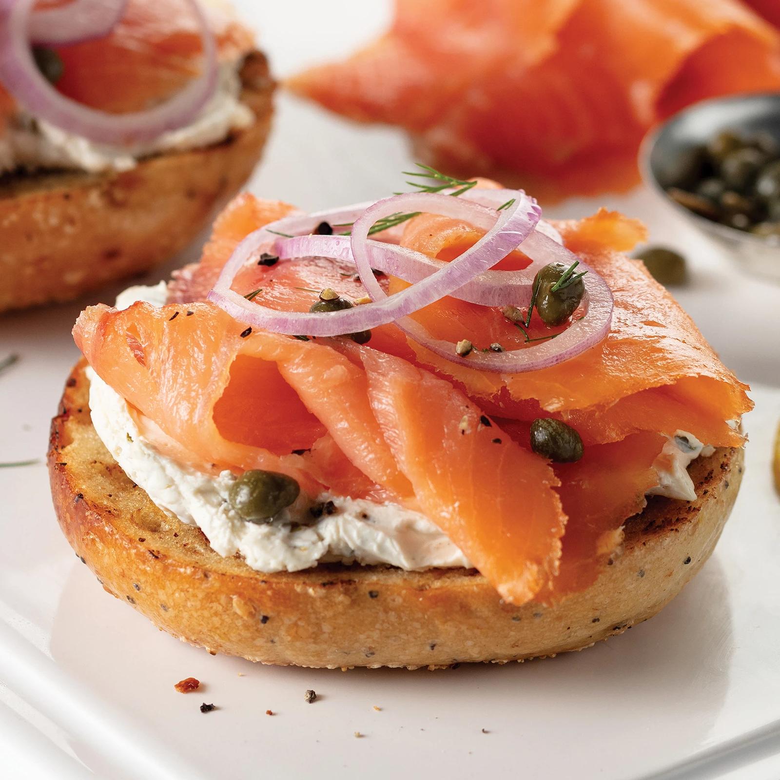 Omaha Steaks Cold-Smoked Salmon 3 Pieces 4 oz Per Piece